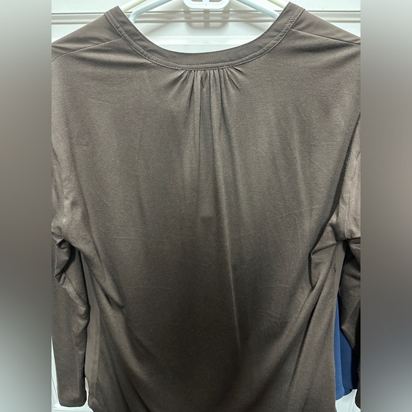 DR2 long sleeve blouse. Brown. XS (fits like a Small) - Picture 5 of 7
